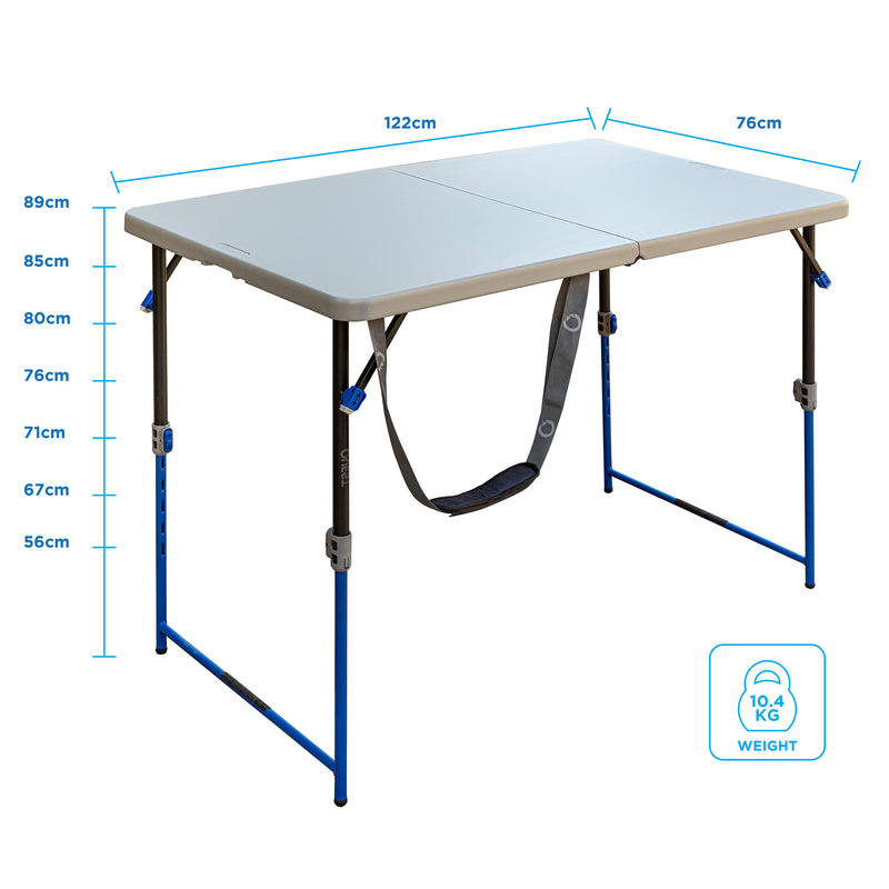 Load image into Gallery viewer, Quest Versalite 120cm Extra Wide Table 4FT