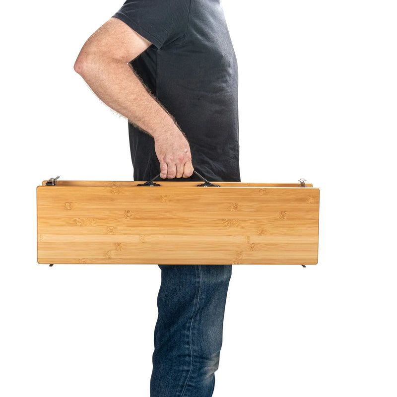 Load image into Gallery viewer, Bamboo Camp Table 70 - Small Quest Outdoors Australia