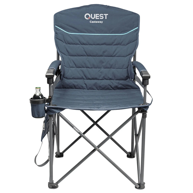 Load image into Gallery viewer, Castaway Hard Arm Camp Chair - Midnight