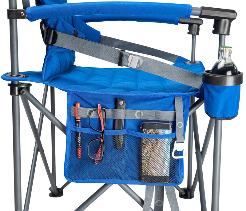 Load image into Gallery viewer, Castaway Hard Arm Camp Chair - Regal Blue