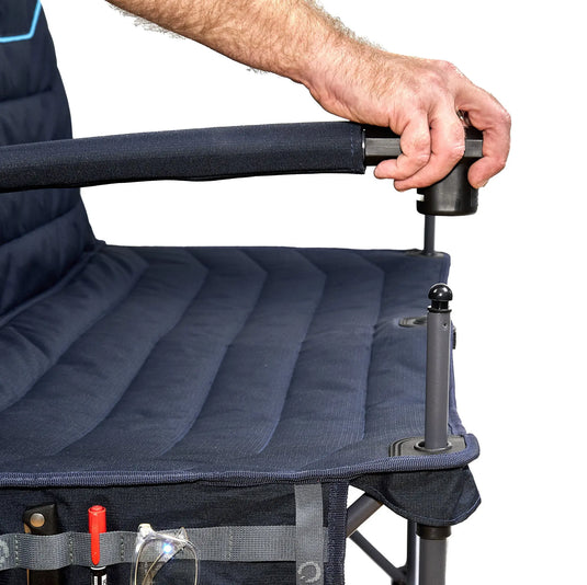 Quest Castaway Twin Chair Midnight Navy Front Knuckle