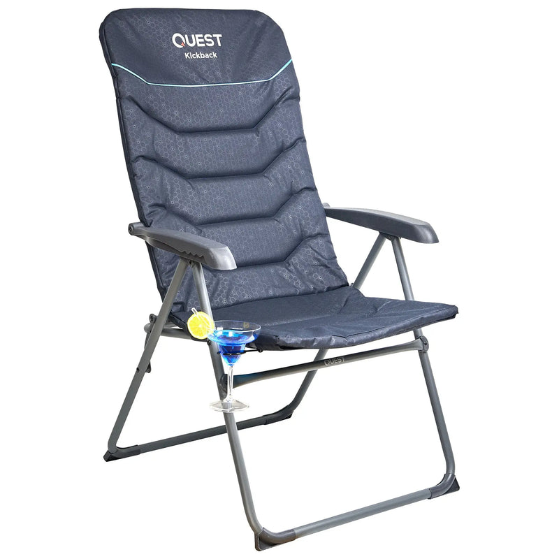 Load image into Gallery viewer, Quest Outdoors Kickback Reclining Chair