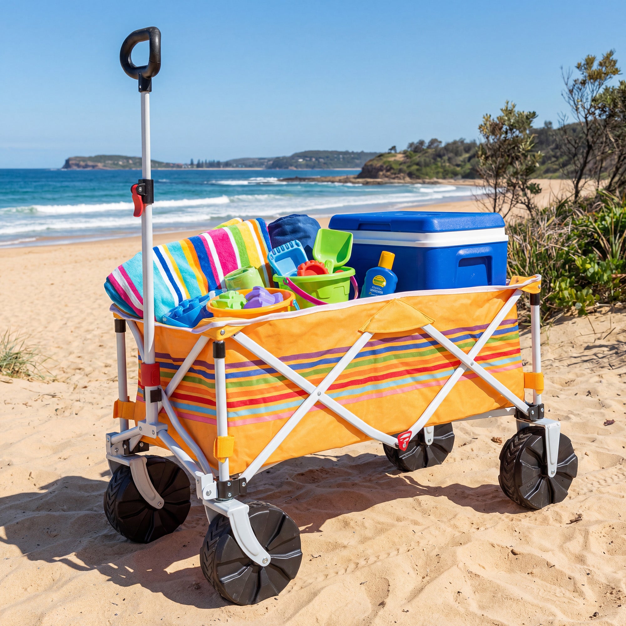 Quest Beach Wagon With Sand Wheelsnull