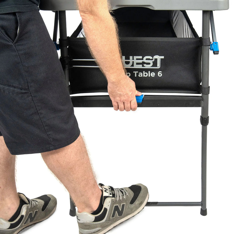 Load image into Gallery viewer, Quest Outdoors Camp Table 6 one Touch Adjustment