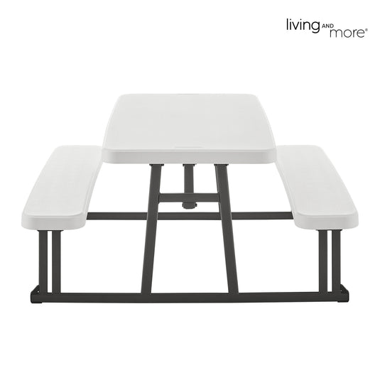 Living & More Picnic Table and Bench Set