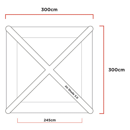 Quest Outdoors Air Shade 3.0 Floorplan