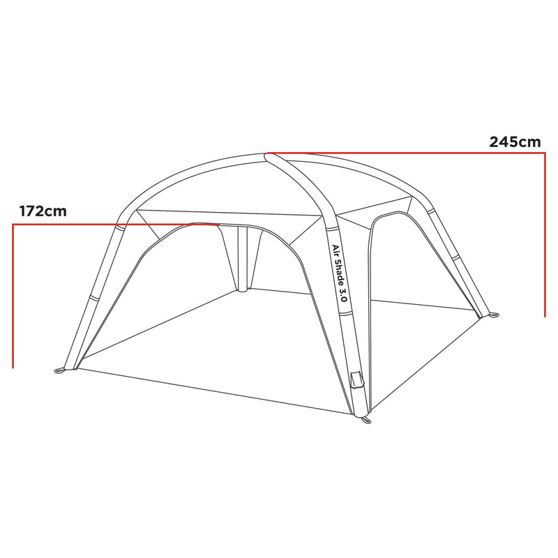 Load image into Gallery viewer, Quest Outdoors Air Shade 3.0 Heights
