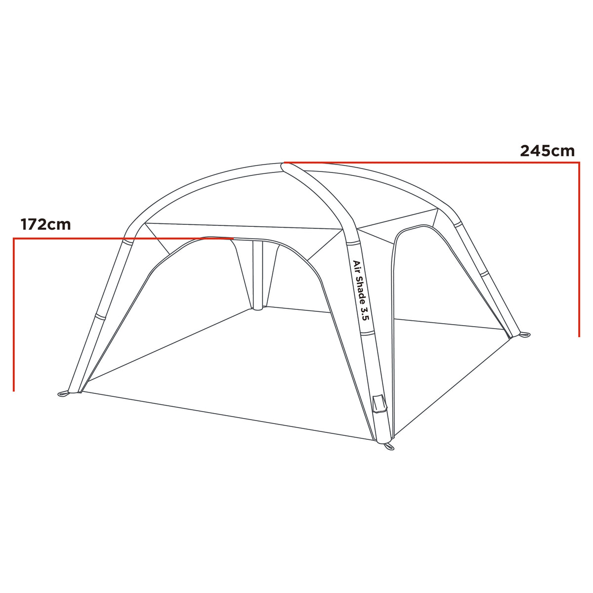 Quest Outdoors Air Shade 3.5 Heights