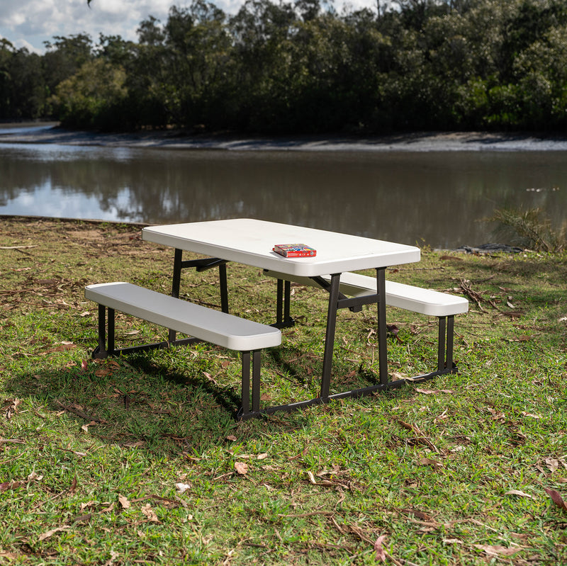 Load image into Gallery viewer, Quest Outdoors Picnic Table and Bench Set

