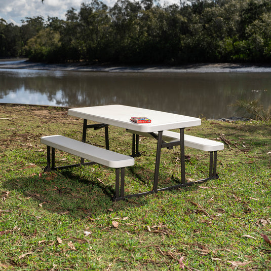 Quest Outdoors Picnic Table and Bench Set