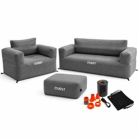 Quest Outdoors Air Sofa Loungeroom Bundle Combo