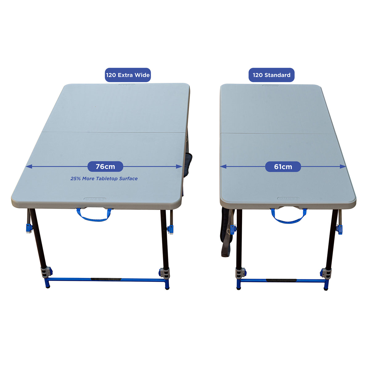Quest Versalite 120cm Extra Wide Table 4FT