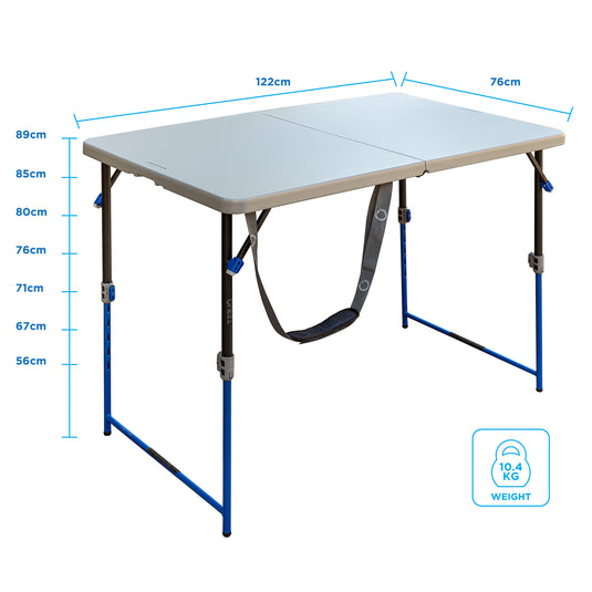 Quest Versalite 120cm Extra Wide Table 4FT