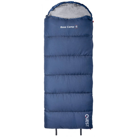 Quest Outdoors Base Camp sleeping bag hooded -5 rating