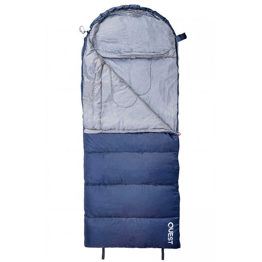 Quest Outdoors Base Camp sleeping bag hooded -5 rating