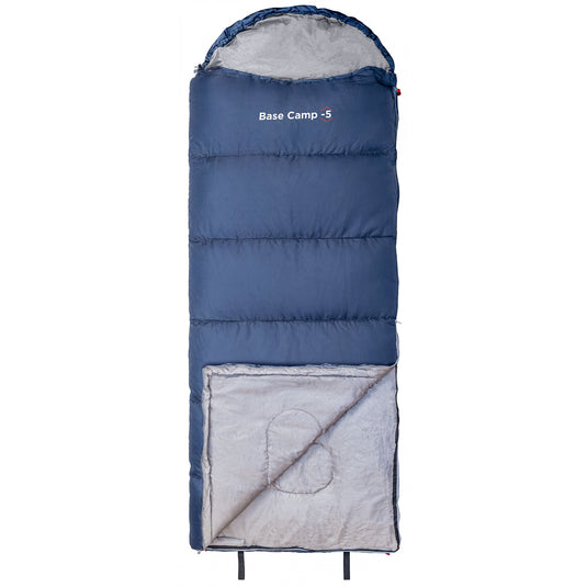 Quest Outdoors Base Camp sleeping bag hooded -5 rating