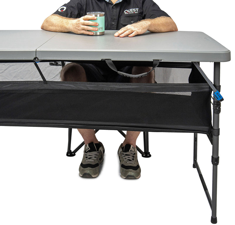 Load image into Gallery viewer, Quest Outdoors Camp Table 6 Dining table height
