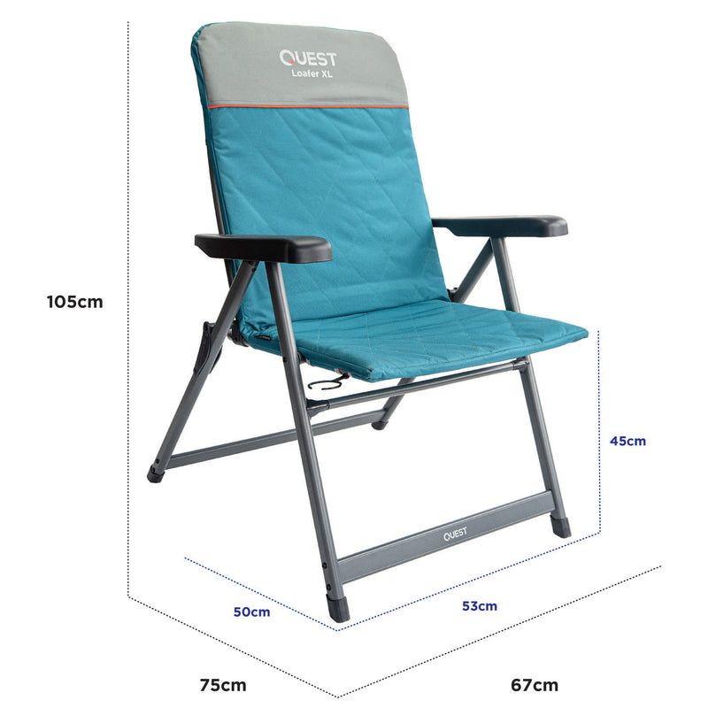 Load image into Gallery viewer, Loafer Jumbo Reclining Camp Chair
