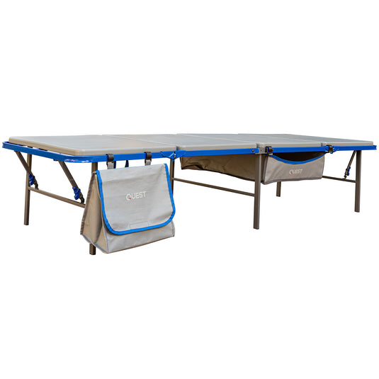 Quest Outdoors Swag and Mattress Platform organiser kit under shelf and boot bag pocket storage