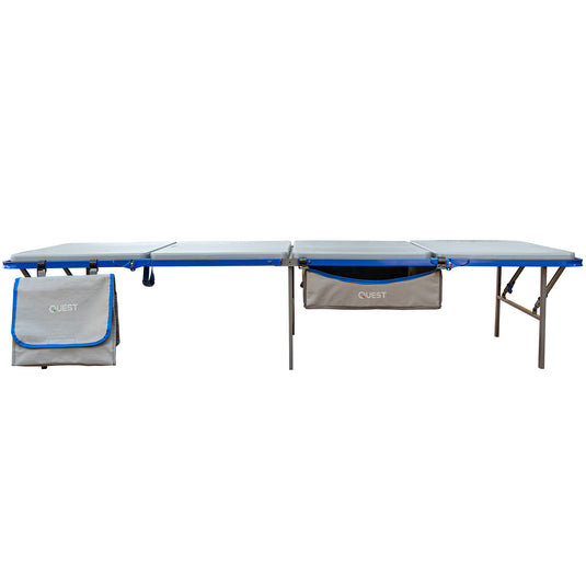 Quest Outdoors Swag and Mattress Platform organiser kit under shelf and boot bag pocket storage