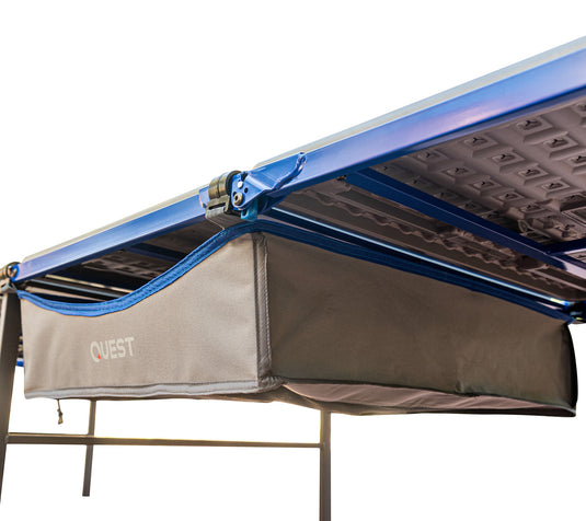Quest Outdoors Swag and Mattress Platform organiser kit under shelf and boot bag pocket storage