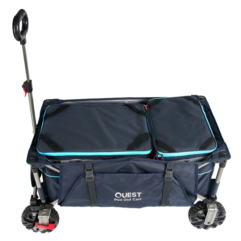 Load image into Gallery viewer, Grab and Tow Cart Wagon Trolley beach camping  Great Crates
