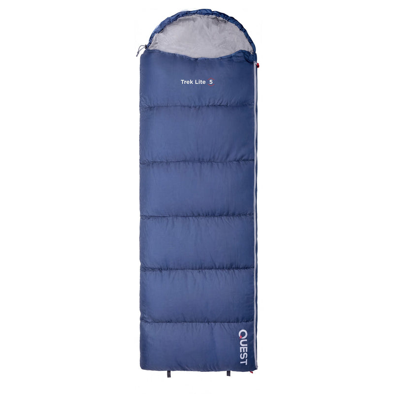 Load image into Gallery viewer, Quest Outdoors Trek Lite Sleeping bag hooded 5 degree rating
