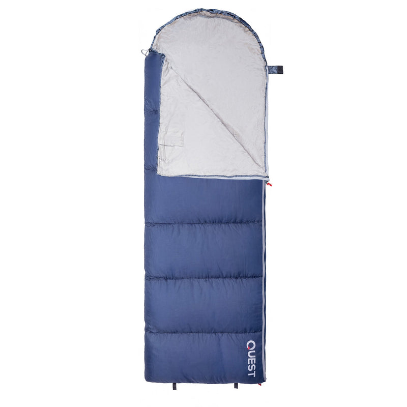 Load image into Gallery viewer, Quest Outdoors Trek Lite Sleeping bag hooded 5 degree rating
