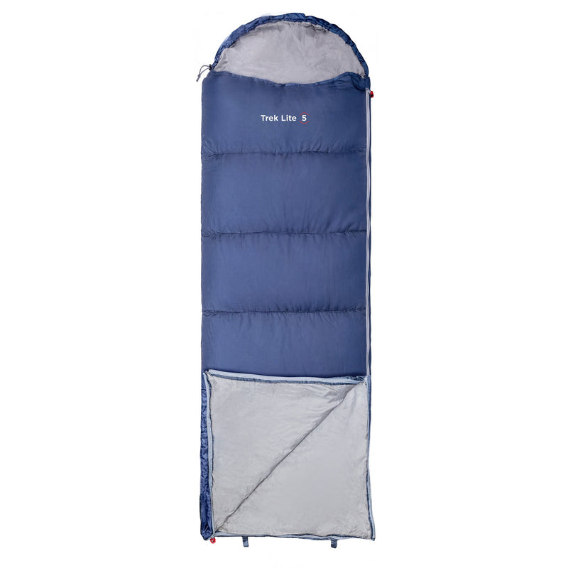 Load image into Gallery viewer, Quest Outdoors Trek Lite Sleeping bag hooded 5 degree rating