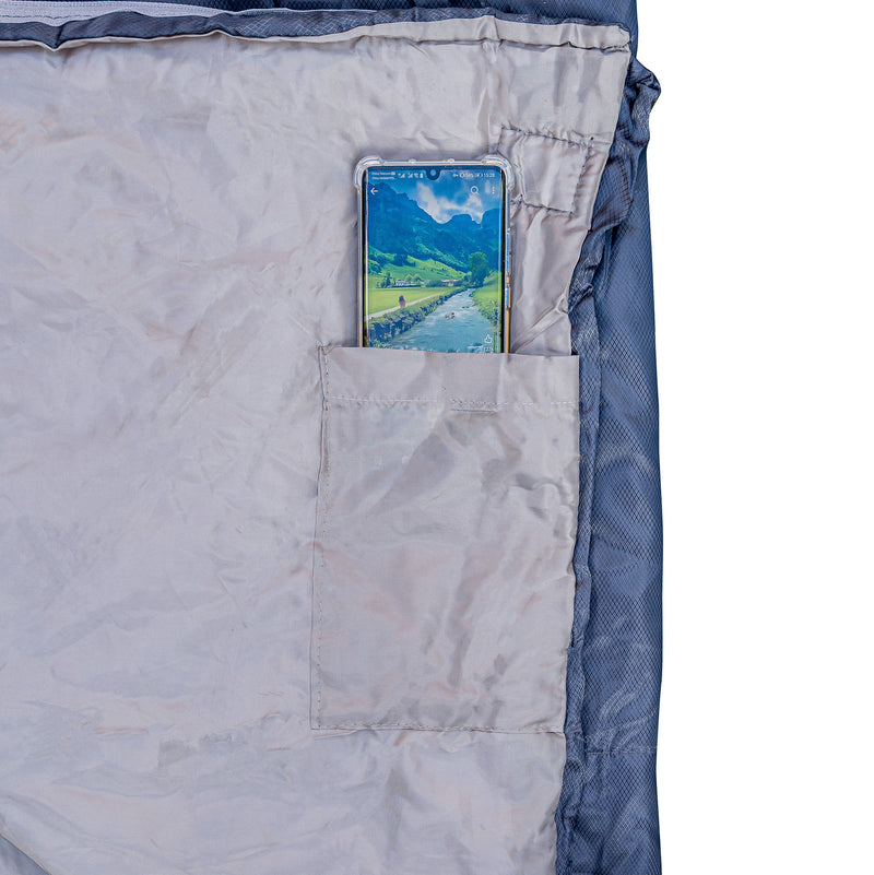 Load image into Gallery viewer, Quest Outdoors Trek Lite Sleeping bag hooded 5 degree rating