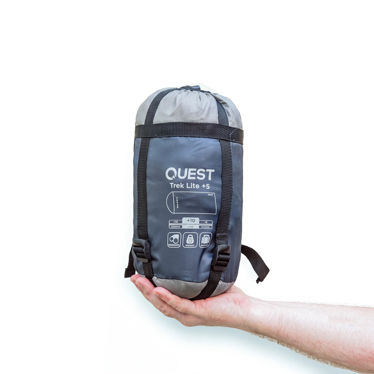 Quest Outdoors Trek Lite Sleeping bag hooded 5 degree rating