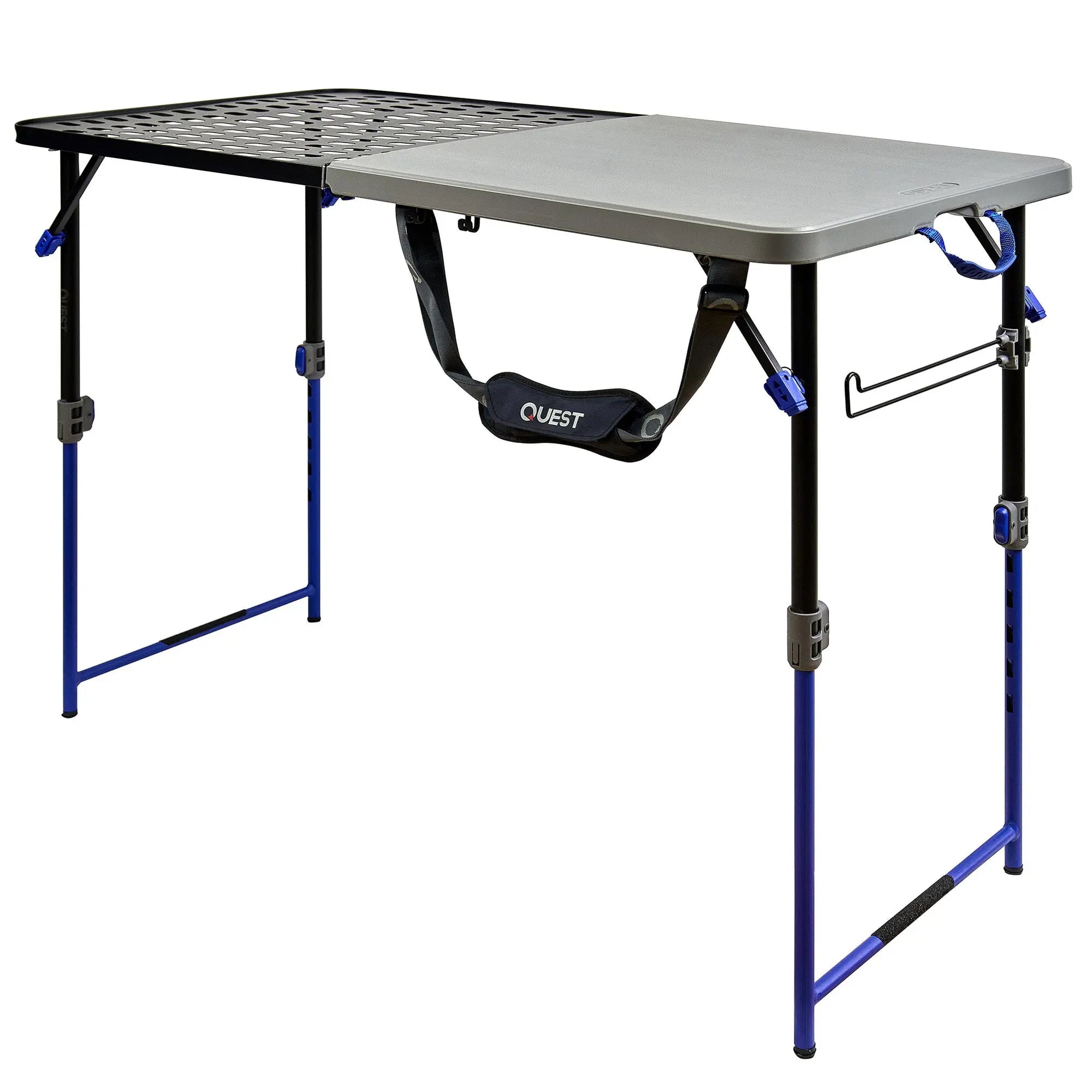 Quest Versalite BBQ Trestle Table, 120cm, Multi Height, Fold-In-Half ...
