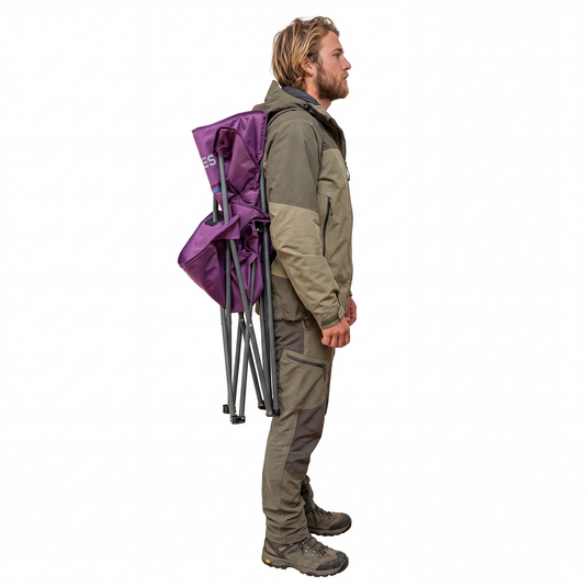 Quest Wide Back Quad Chair Purple