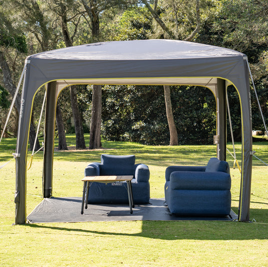 Quest Outdoors Air Gazebos and Sofas