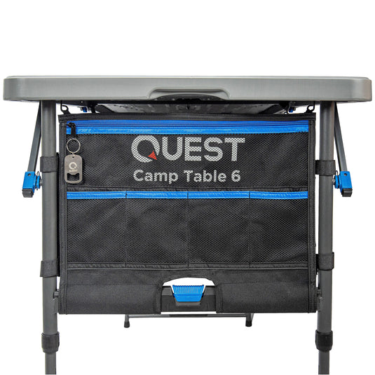 Quest Outdoors Camp Table 6 End Pocket