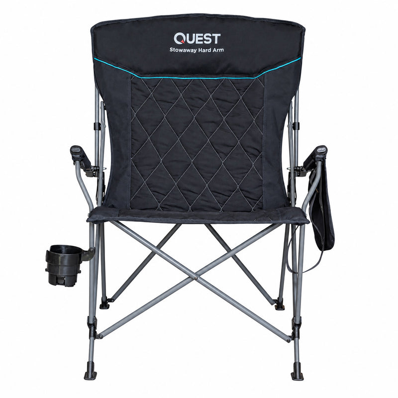 Load image into Gallery viewer, Quest Outdoors Stowaway Hard Arm Chair