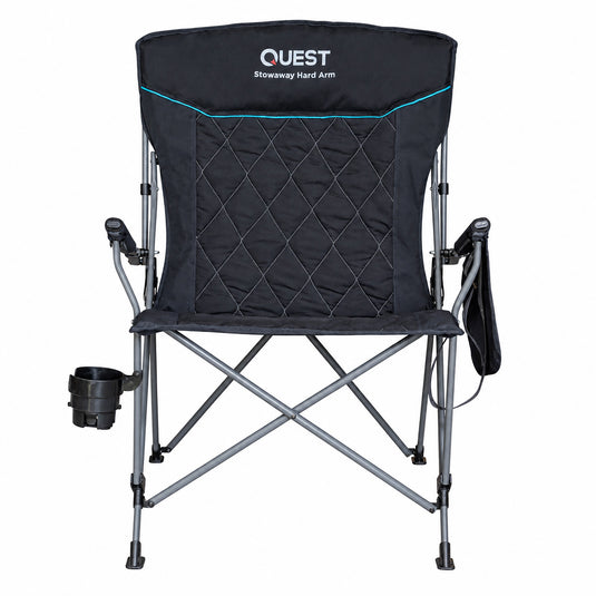 Quest Outdoors Stowaway Hard Arm Chair