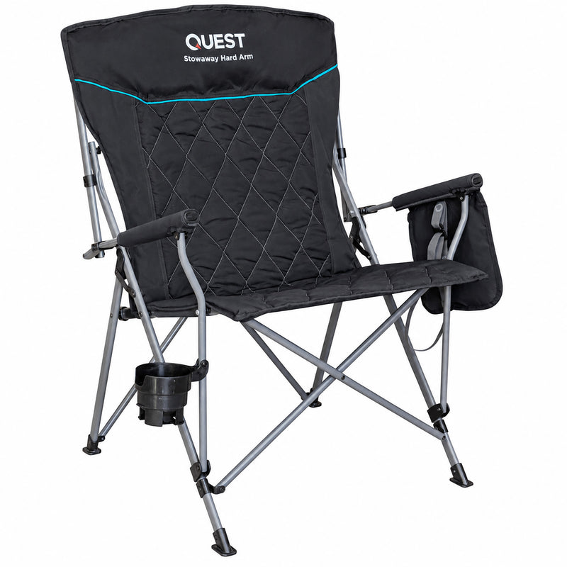 Load image into Gallery viewer, Quest Outdoors Stowaway Hard Arm Chair