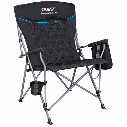 Quest Outdoors Stowaway Hard Arm Chair