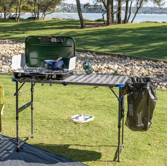 Quest Outdoors Razor 120 Bi fold Camp Kitchen Table