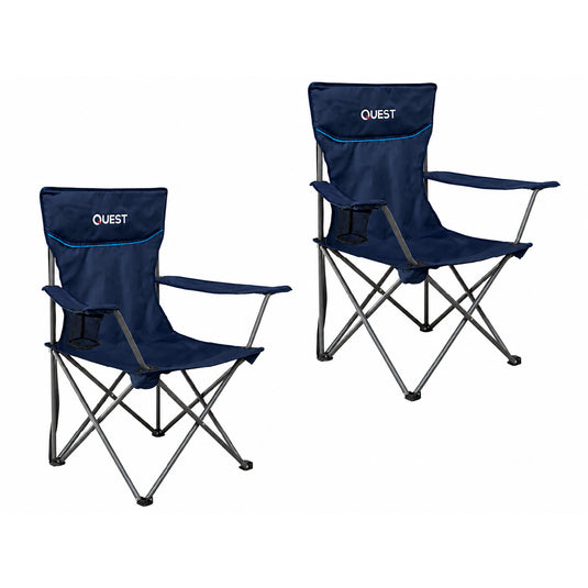 Quest Wide Back Quad Chair Midnite