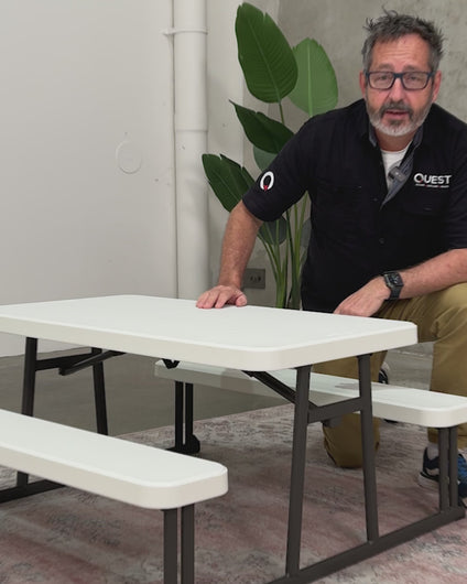 Quest Outdoors Kids picnic table bench set